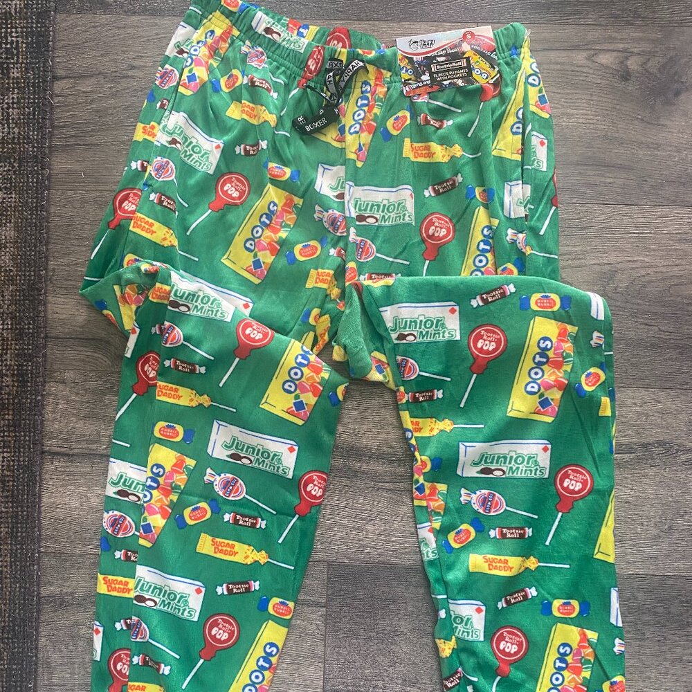 NWT :UNISEX: SUGAR DADDY Tootsie Roll BY HAPPY BOXER Pajama Bottoms